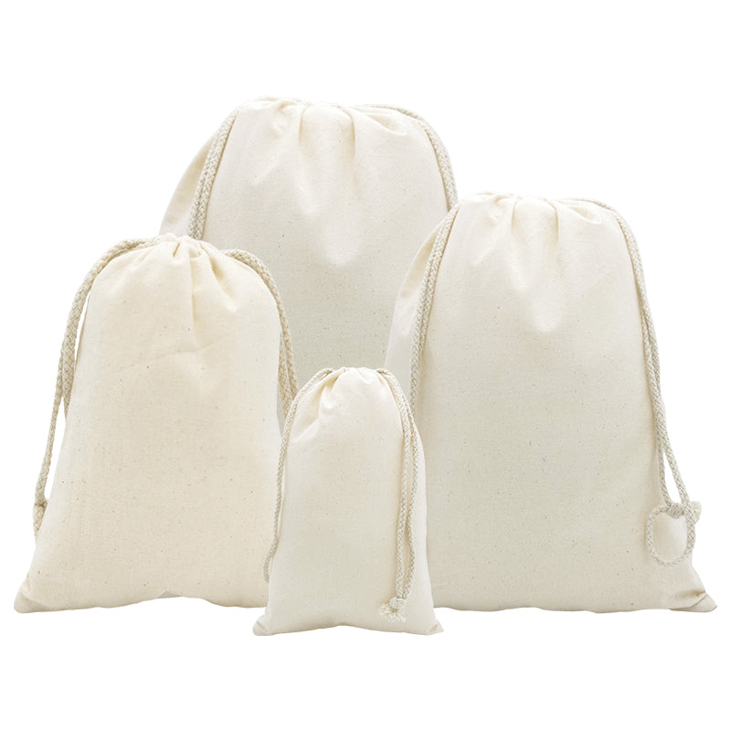 Drawstring calico bags hotsell